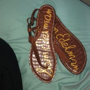 sam edelman brown sandals